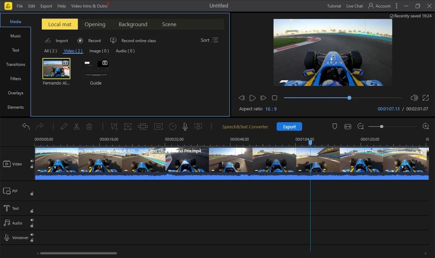 beecut video editor