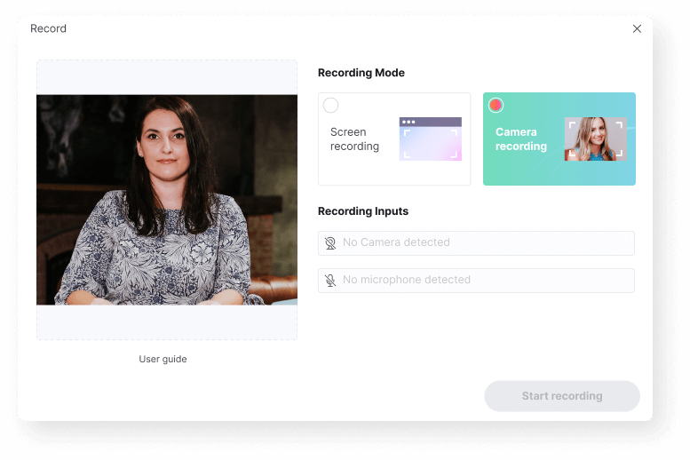 pick webcam recorder mode